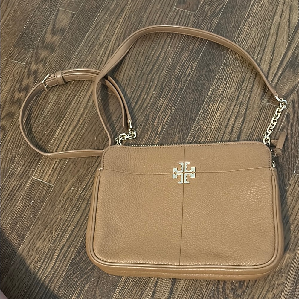 Tory Burch Ivy Micro Crossbody Leather chain link